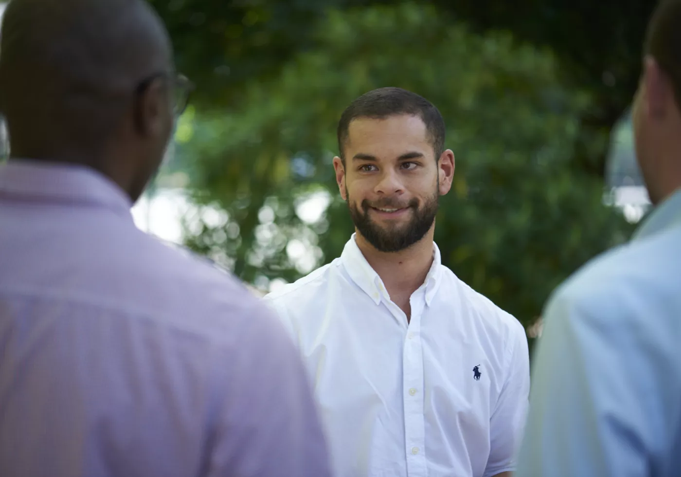 Freemasons enjoying friendship and fellowship